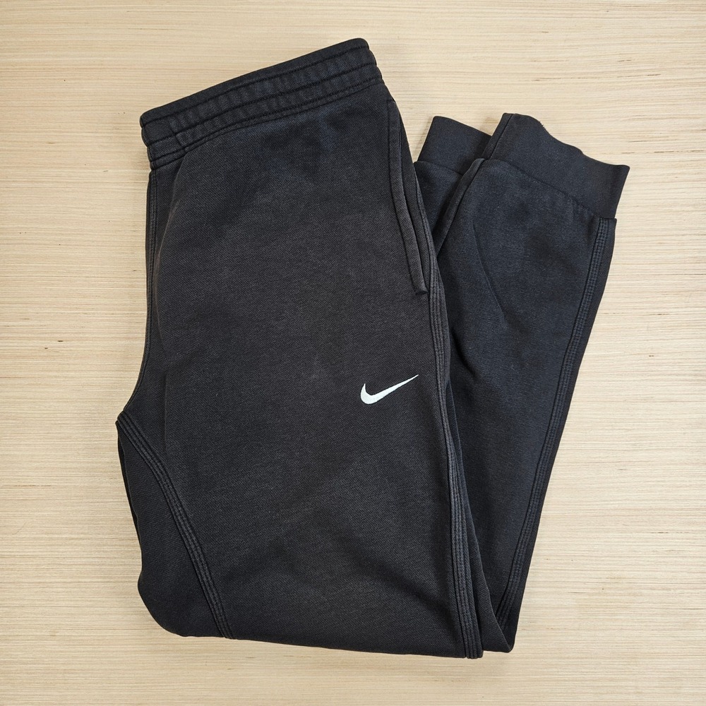 Nike Sportswearβ Fleece Joggers Sweatpants Mens L Black Fleece Swoosh 826431-010